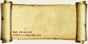 Snežana Njego vizit kartica